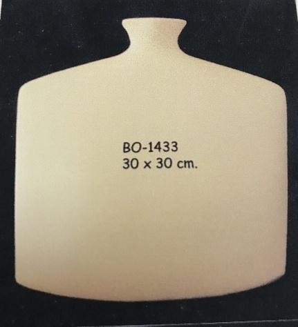 BOTELLA PLANA CUADRADA