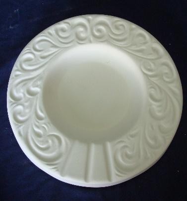 CENICERO REDONDO CON GRECAS RELIEVE