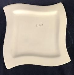 PLATO CUADRADO BORDE IRREGULAR